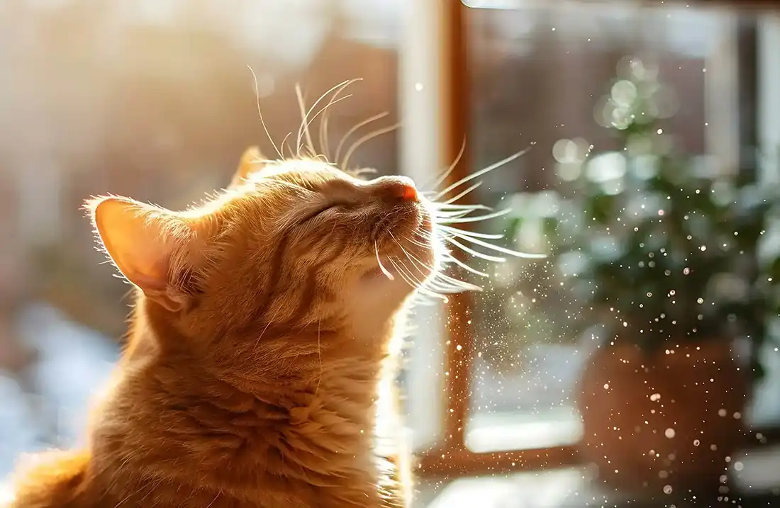 Bild på en katt - husdjursmjäll